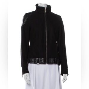 Trina Turk Black Wool Jacket Sz Small